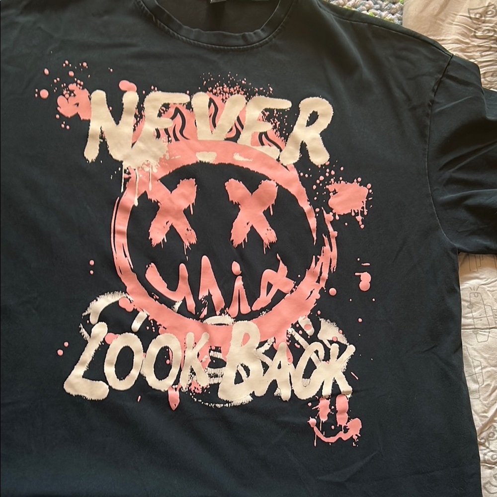 Kids Graphic Tee - Black and Pink